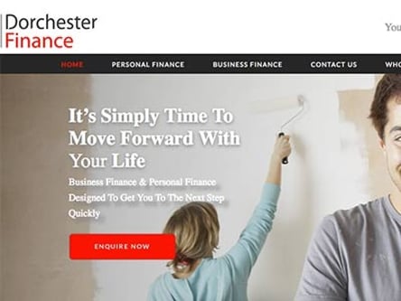Dorchester Finance homepage