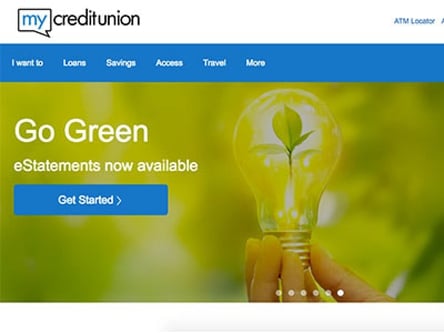 My Credit Union homepage