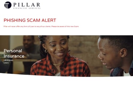 Pillar homepage