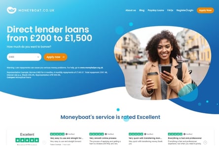 Moneyboat homepage