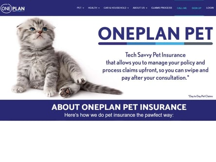 Oneplan homepage