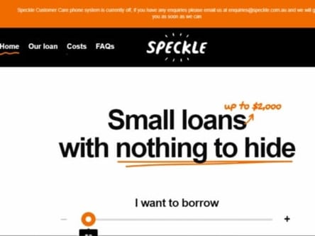 Speckle homepage