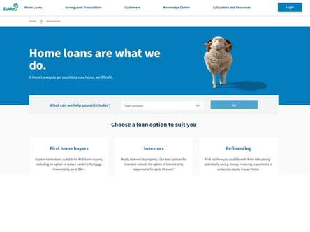 RAMS homepage