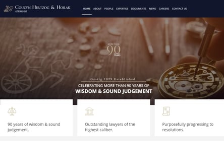 Couzyn, Hertzog & Horak homepage