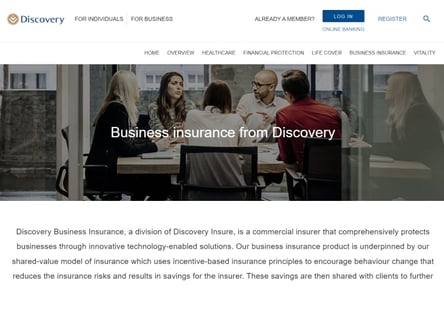 Discovery homepage