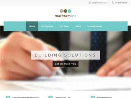 Markram Inc Attorneys homepage