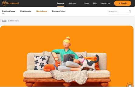 Bankwest homepage