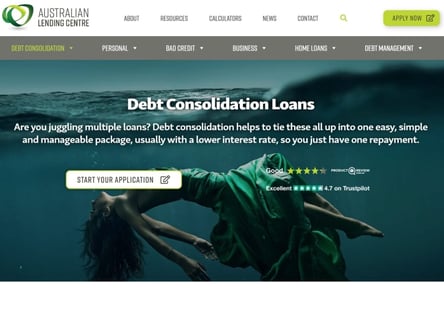 Australian Lending Centre homepage