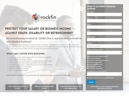 Rockfin homepage