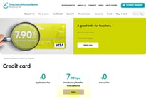 Teachers Mutual Bank Credit card