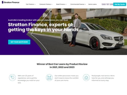 Stratton Finance homepage