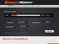 Speedy Money Payday loan