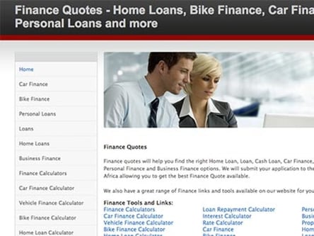 Finance Quotes homepage