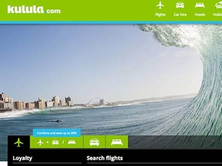 Kulula homepage