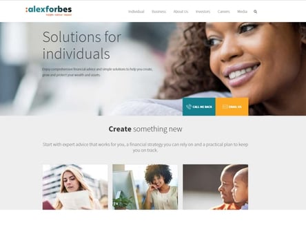 Alexander Forbes Compensation Technologies homepage