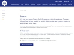 The University of Western Australia Student loan