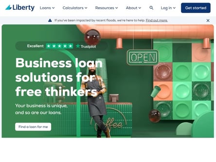 Liberty Financial homepage