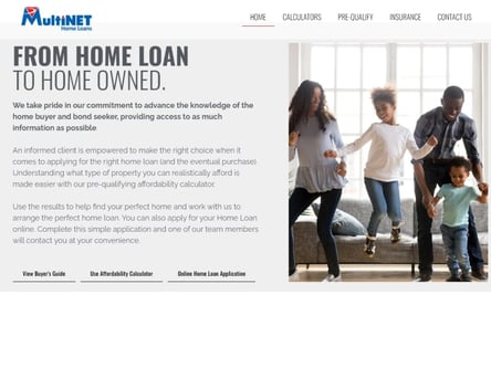 Multinet homepage