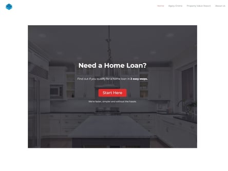 GPF Mortgage homepage