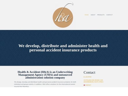 Health and Accident Group homepage