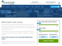 Good 2 Go Bad credit loan