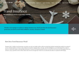 Chubb Travel insurance
