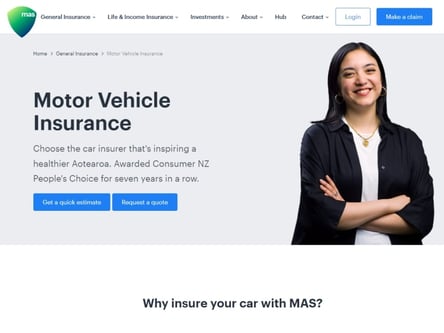 MAS homepage