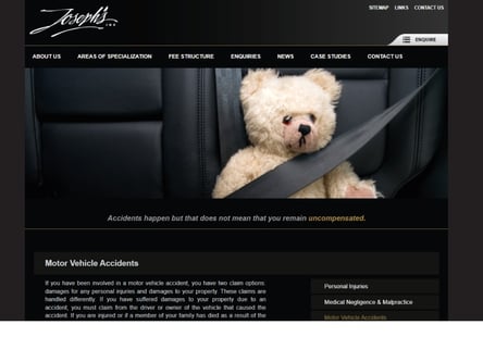 Joseph’s Incorporated Attorneys homepage