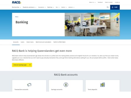 QT Mutual Bank homepage