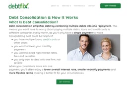 Debt Fix Consolidation loan
