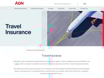 Aon Insurance Travel insurance