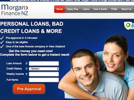 Morgan Finance homepage