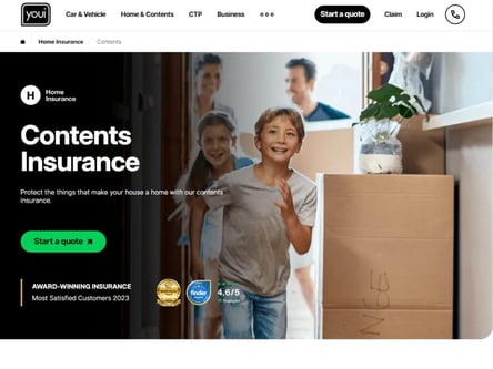 Youi homepage