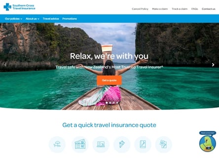 Southern Cross homepage
