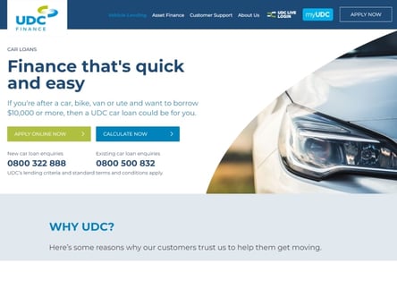 UDC homepage