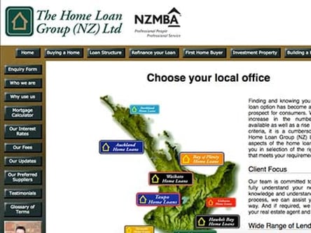 The Home Loan Group homepage