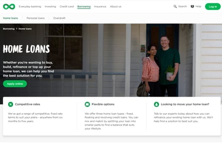 The Co-operative Bank homepage