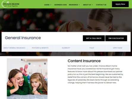 Finance Bloom homepage