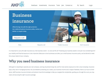 AMP homepage