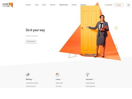 Credit Union SA homepage