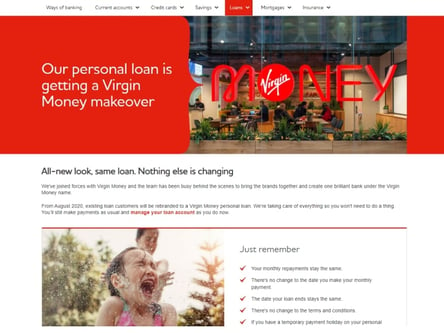 Clydesdale Bank homepage