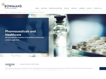 Bowman Gilfillan homepage