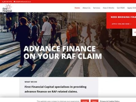 First Financial homepage