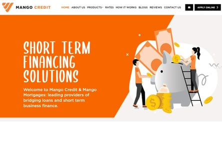 MangoCredit homepage