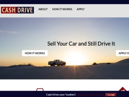 Cash Drive homepage