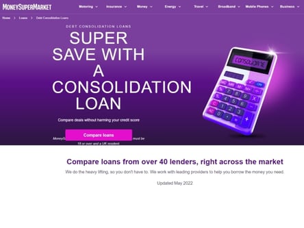 Money Super Market homepage