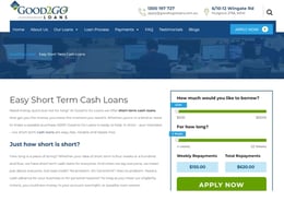 Good to Go Short-term loan