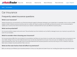 Auto Trader Car Insurance