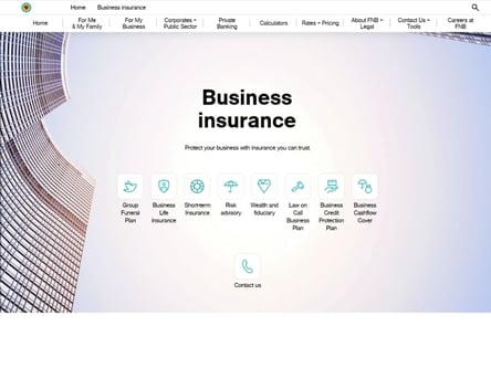 FNB homepage