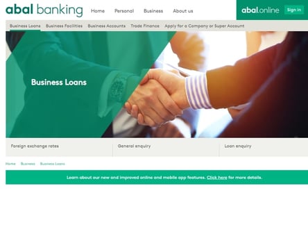 Arab Bank Australia homepage